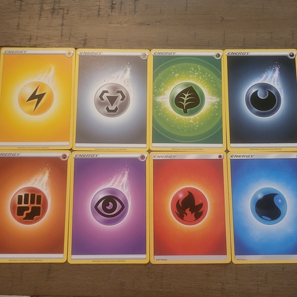 Pokemon Nintendo Creatures Game Freak Energy Cards Lot (8) - Picture 1 of 1